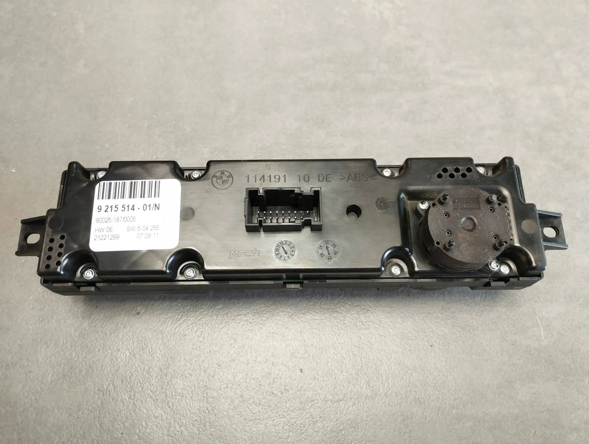 BMW X6 E71 AIR CONDITIONING PANEL REAR 9215514