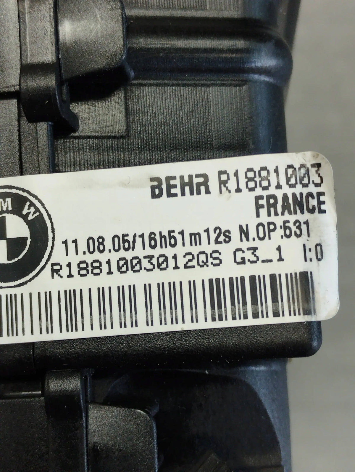 BMW X6 E71 HEATER RIGHT R1881003