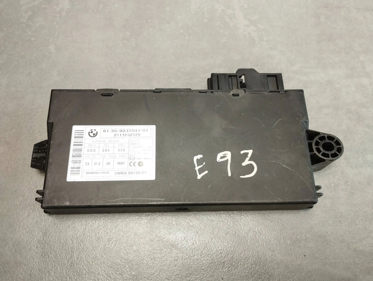 BMW X6 E71 MODULE DRIVER CAS 9237047