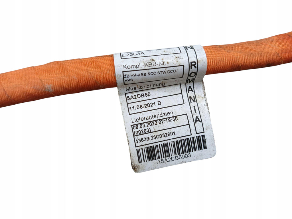 CABLE HIGH VOLTAGE CABLE BMW i4 G26 GRAN COUPE eDrive40 5A2DB59