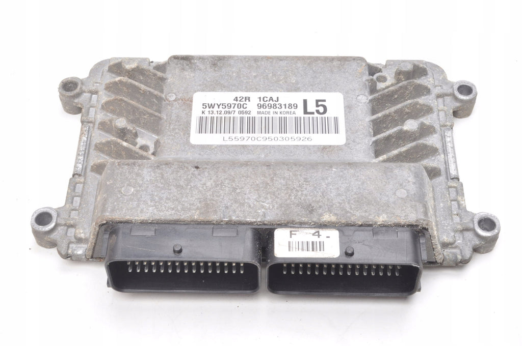 CHEVROLET AVEO II 1.2 8V 72 KM COMPUTER ENGINE DRIVER 96983189