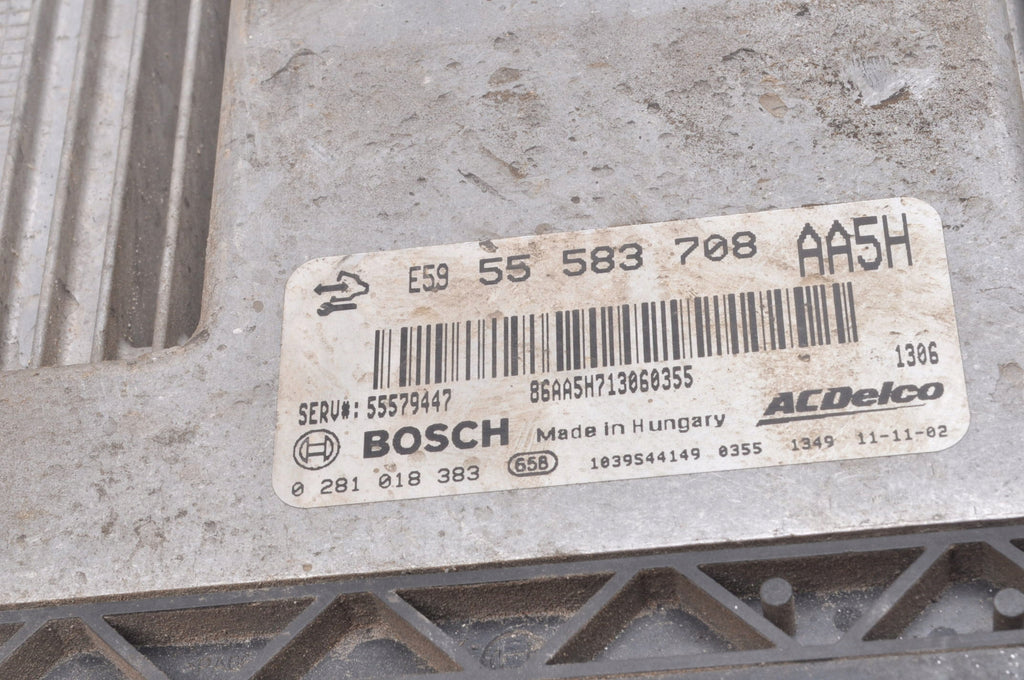 CHEVROLET AVEO T300 1.3D 75KM COMPUTER ENGINE DRIVER 55583708