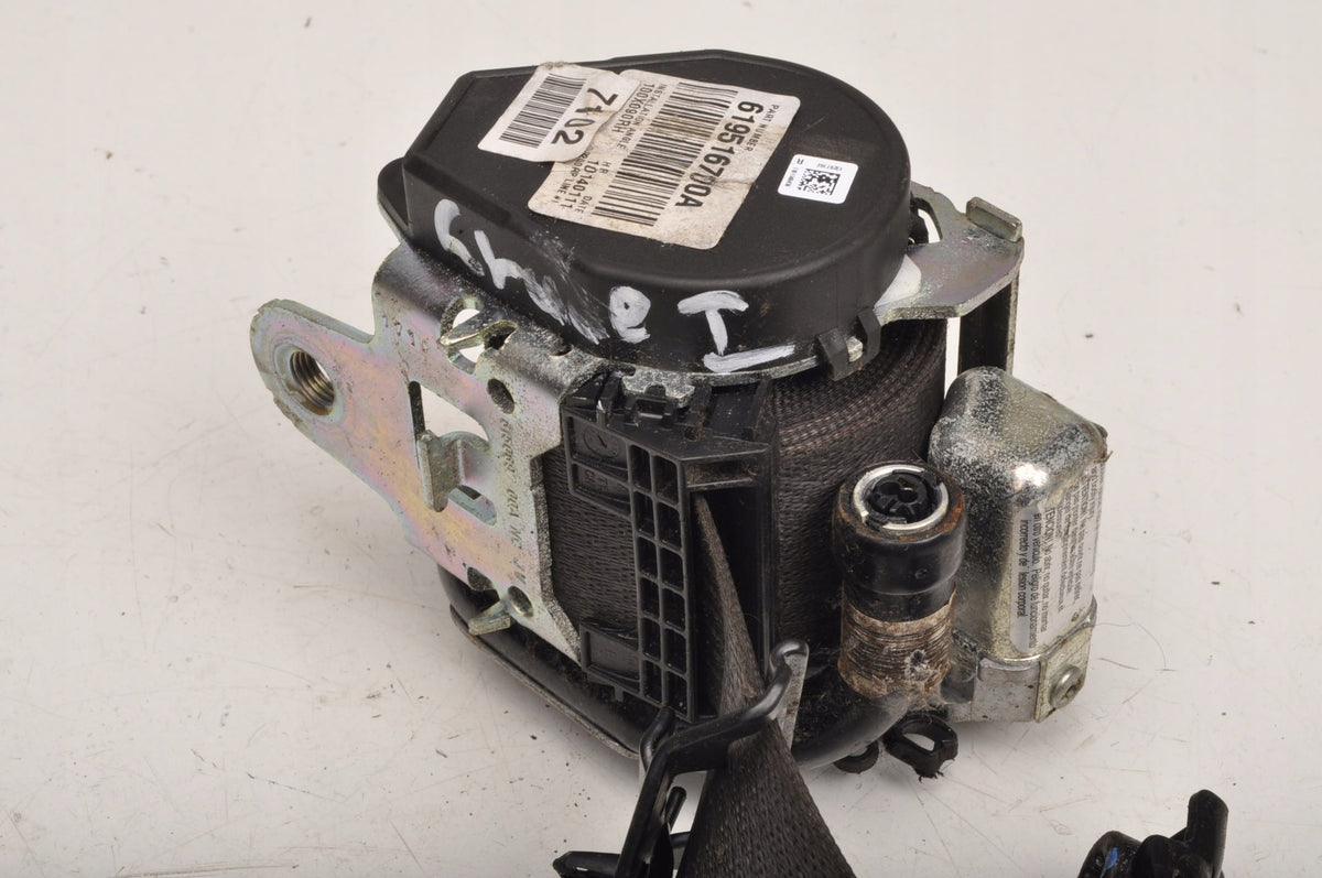 CHEVROLET CRUZE AND SEAT BELT RIGHT FRONT 13297102