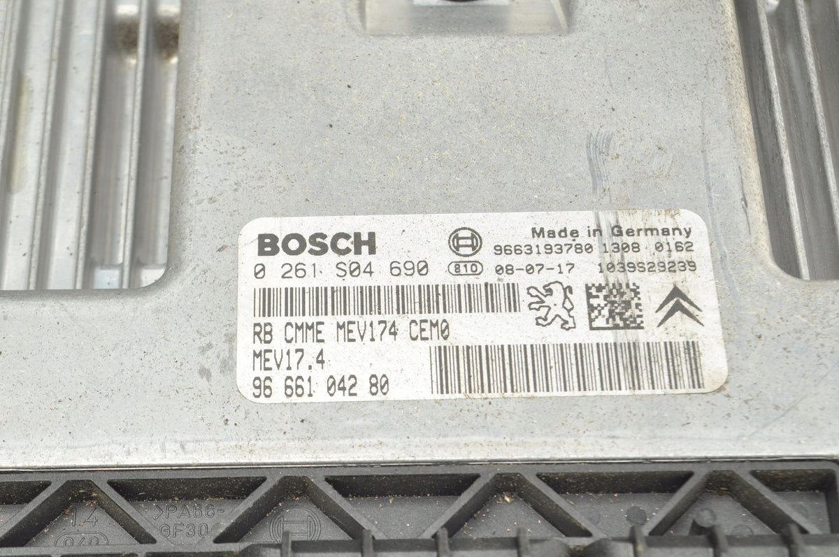 CITROEN C4 Picasso I 1.6 VTI COMPUTER ENGINE CONTROLLER 9666104280