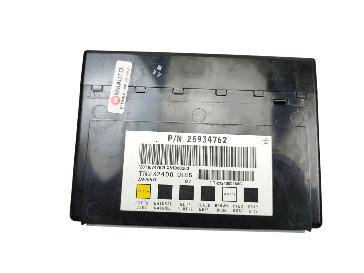 COMFORT CONTROLLER MODULE BCM CADILLAC CTS II 2008-2013 25934762