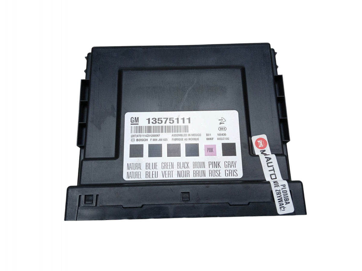 COMFORT CONTROLLER MODULE OPEL ASTRA IV J INSIGNIA A 13575111