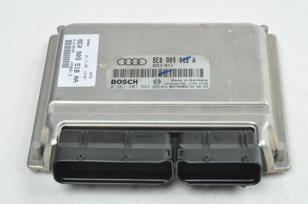 COMPUTER ENGINE CONTROLLER AUDI A4 B6 1.8 T163KM 8E0909518AA 8E0909018A