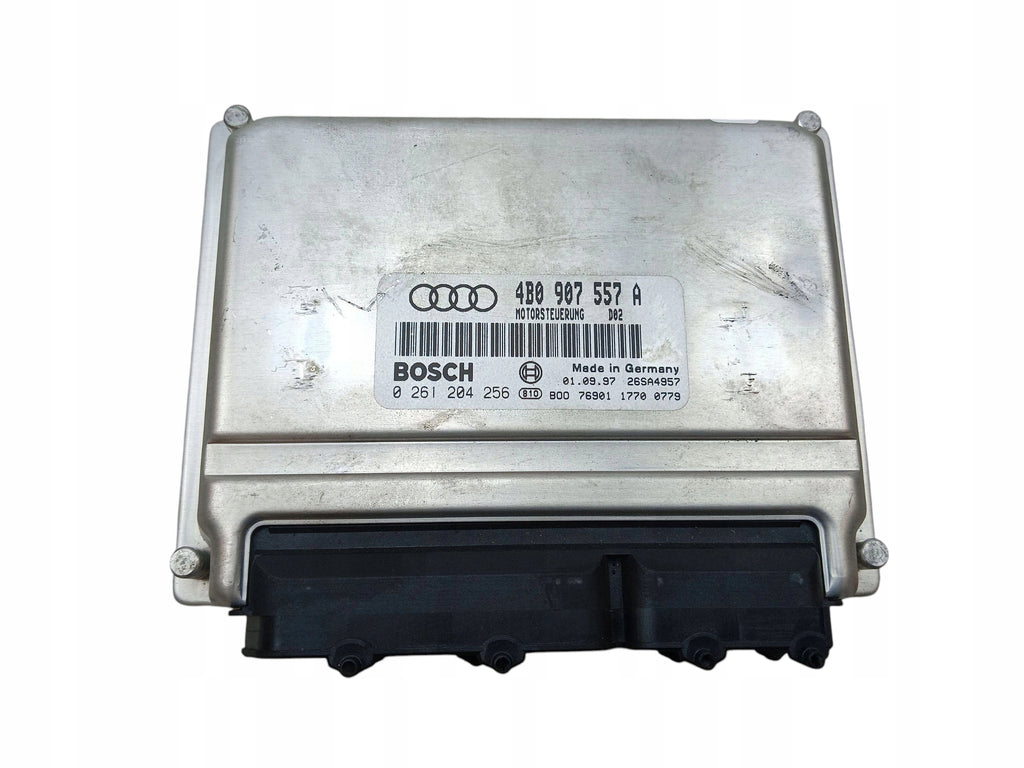 COMPUTER ENGINE CONTROLLER AUDI A6 C5 1.8 T 150KM 4B0907557A 0261204256