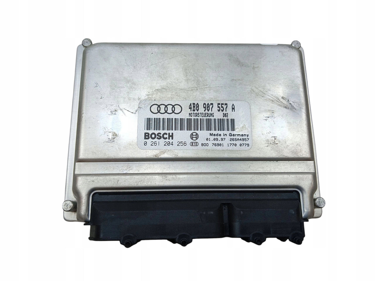 COMPUTER ENGINE CONTROLLER AUDI A6 C5 1.8 T 150KM 4B0907557A 0261204256