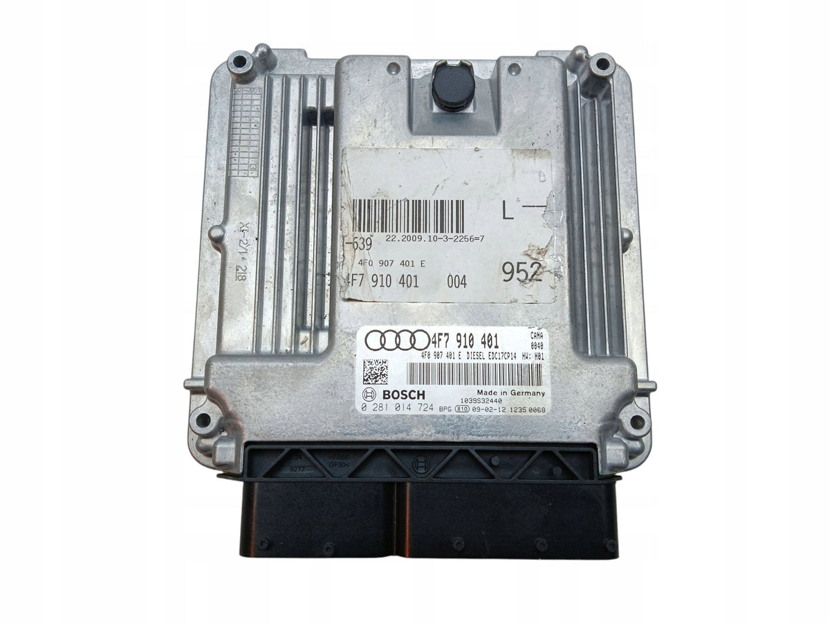 COMPUTER ENGINE CONTROLLER AUDI A6 C6 2.7 V6 TDI 190KM 4F7910401 0281014724