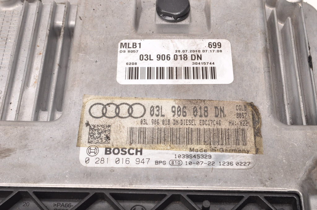 COMPUTER ENGINE CONTROLLER AUDI Q5 AND 8R 2.0 TDI 170KM 03L906018DN