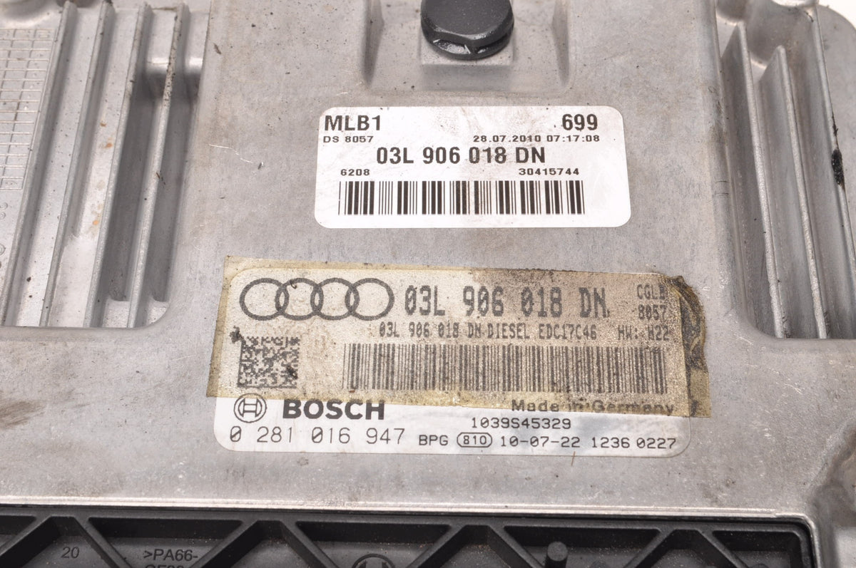 COMPUTER ENGINE CONTROLLER AUDI Q5 AND 8R 2.0 TDI 170KM 03L906018DN