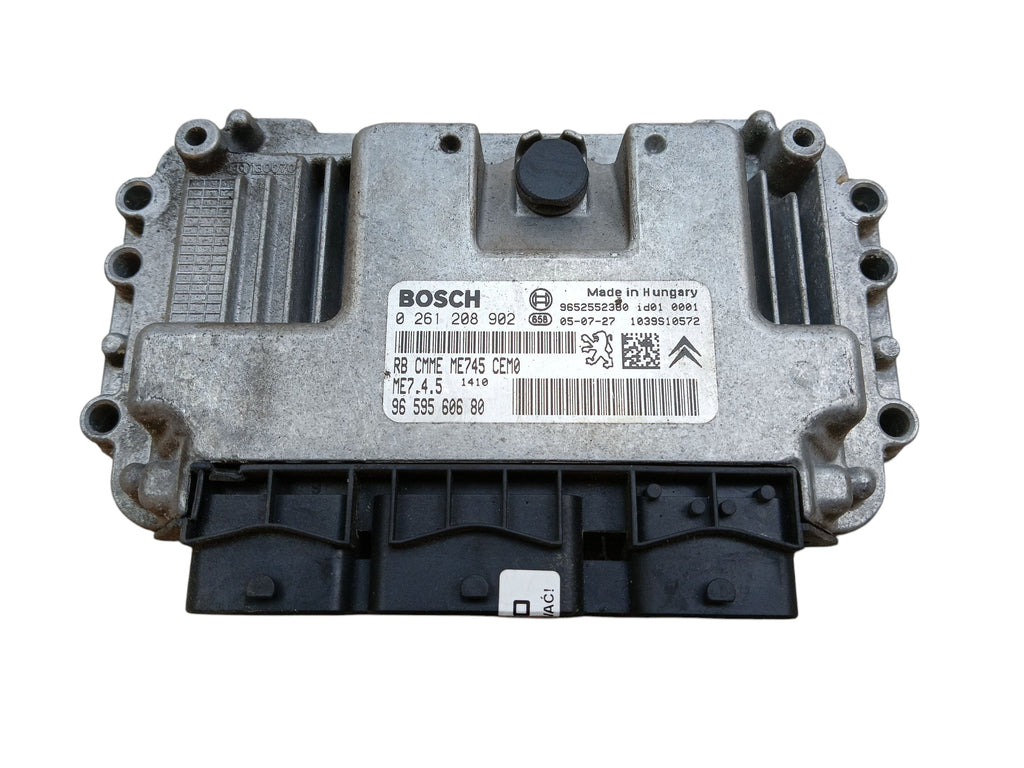 COMPUTER ENGINE CONTROLLER CITROEN C3 AND 1.6 16V 109KM 9659560680 0261208902