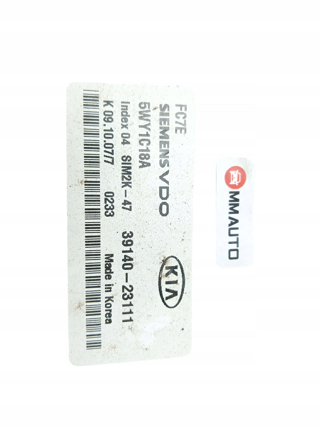 COMPUTER ENGINE CONTROLLER KIA PRO CEED I 1 ED 2.0 16V 143KM 39140-23111