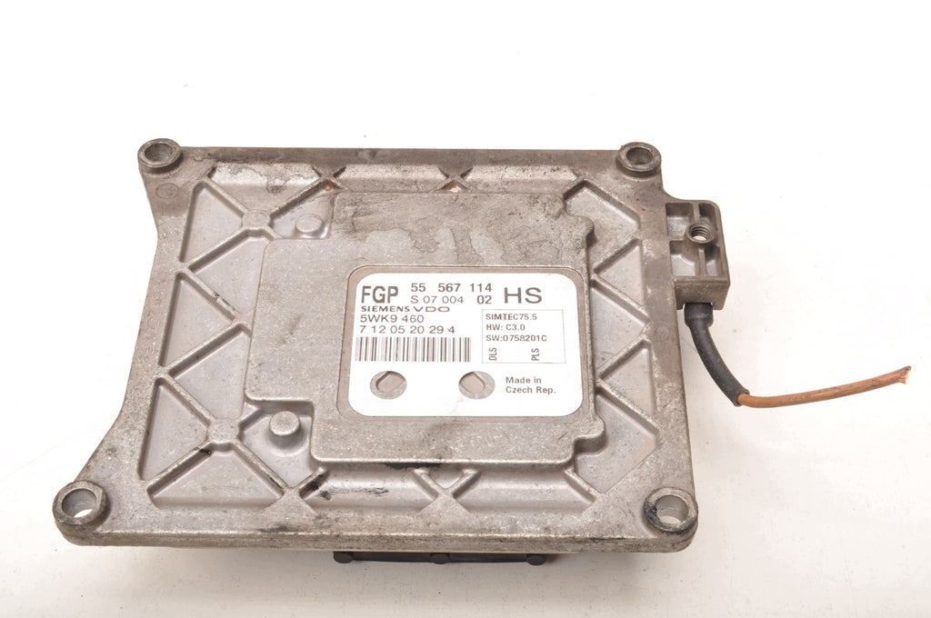 COMPUTER ENGINE CONTROLLER OPEL ASTRA H III 1.6 16V 116 KM 55567114