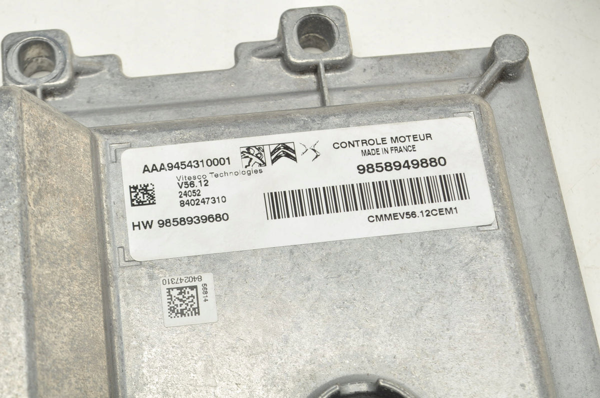COMPUTER ENGINE CONTROLLER OPEL CORSA F 1.2 12V 75KM 9858949880