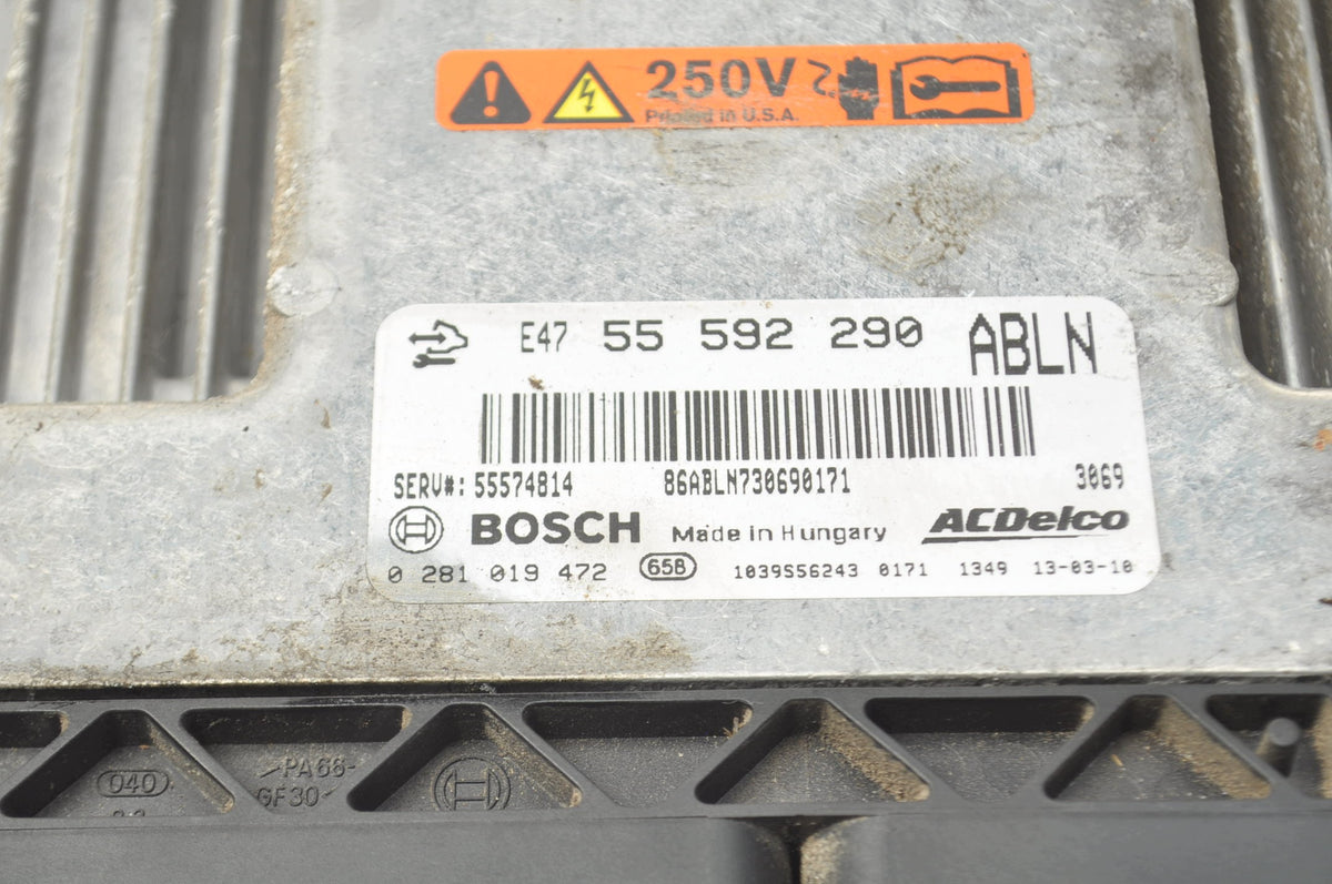 COMPUTER ENGINE CONTROLLER OPEL INSIGNIA A 2.0 Biturbo CDTI 55592290