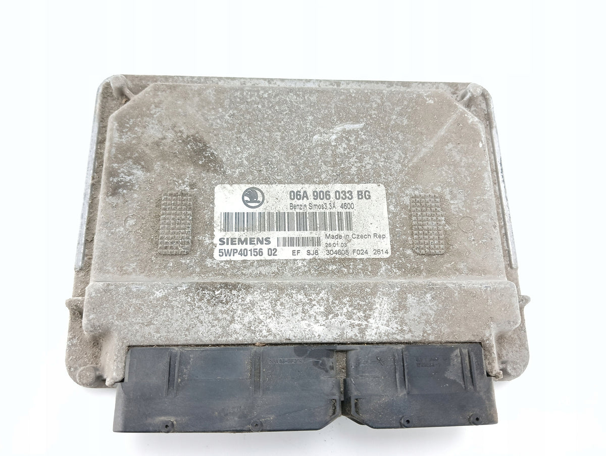 COMPUTER ENGINE CONTROLLER SKODA OCTAVIA I 1 00-10 1.6 8V 102KM 06A906033BG
