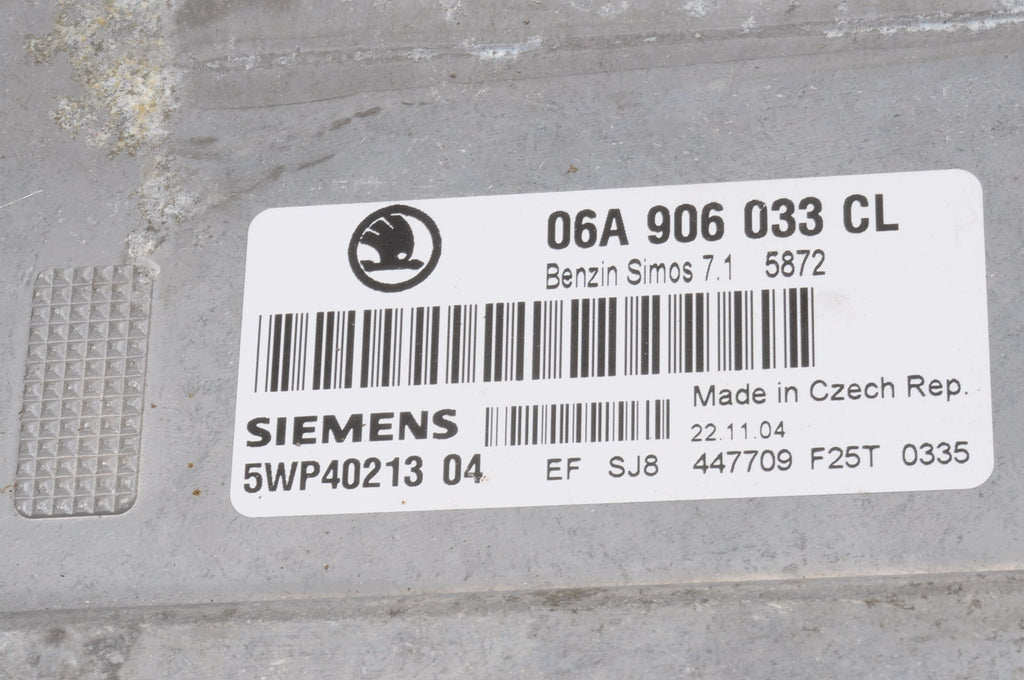 COMPUTER ENGINE CONTROLLER SKODA OCTAVIA II 1.6 8V 102KM 06A906033CL