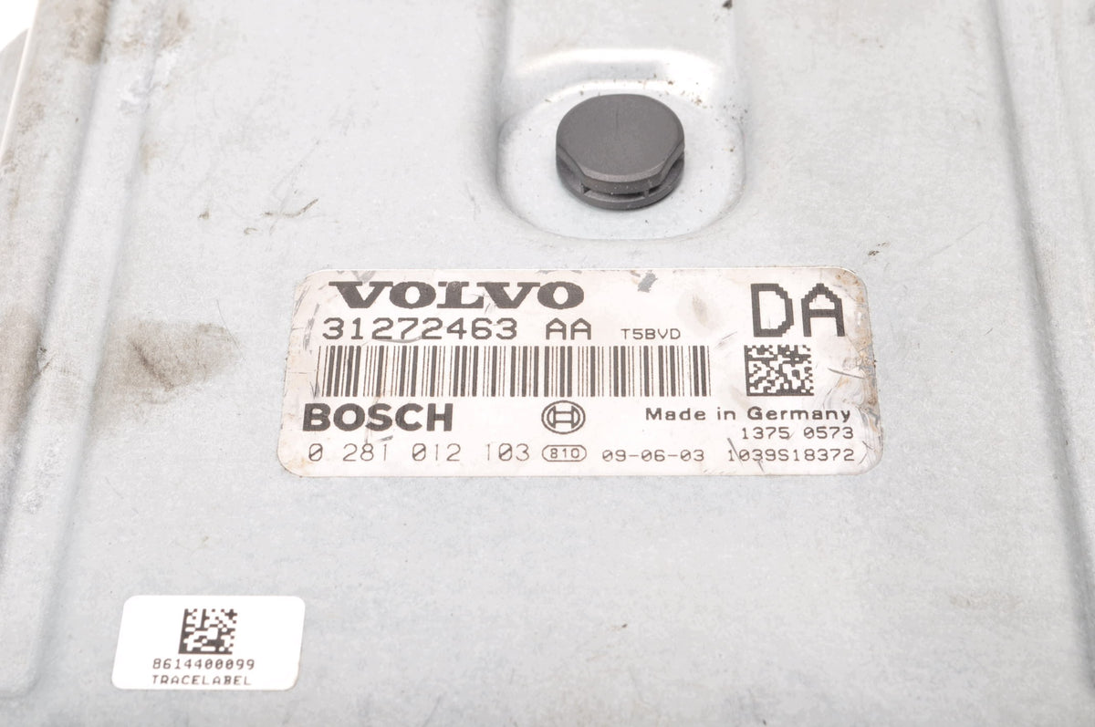 COMPUTER ENGINE CONTROLLER VOLVO C30 S40 C70 V50 2.4 D5 179KM 31272463