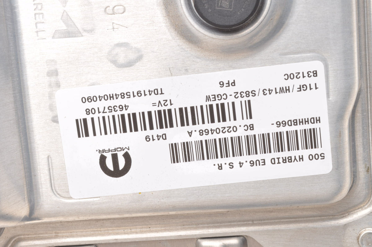 COMPUTER ENGINE DRIVER FIAT 500 1.0 Mild Hybrid 69HP 46357108 2025