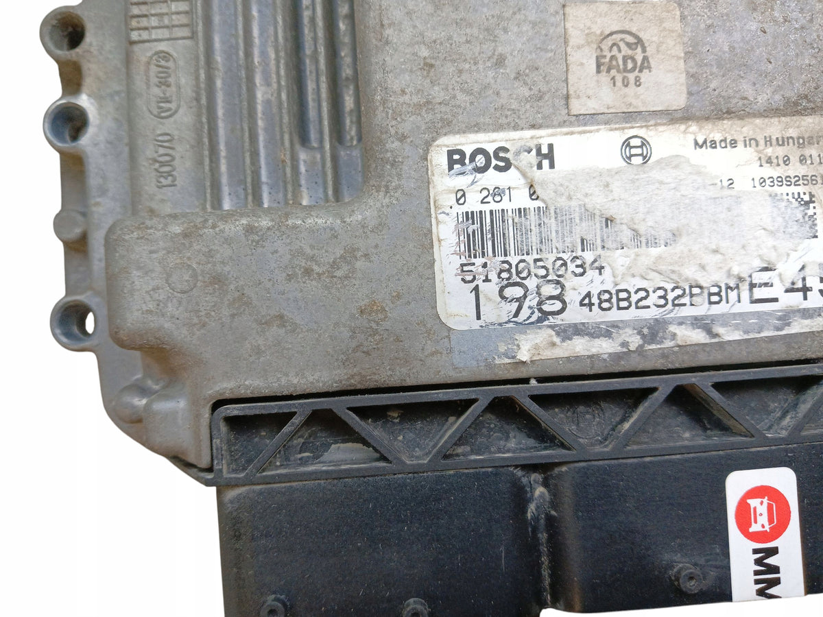 COMPUTER ENGINE DRIVER FIAT BRAVO II 1.6 JTD 105KM 51805034