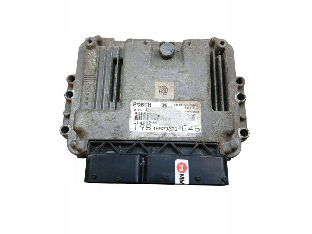 COMPUTER ENGINE DRIVER FIAT BRAVO II 1.6 JTD 105KM 51805034