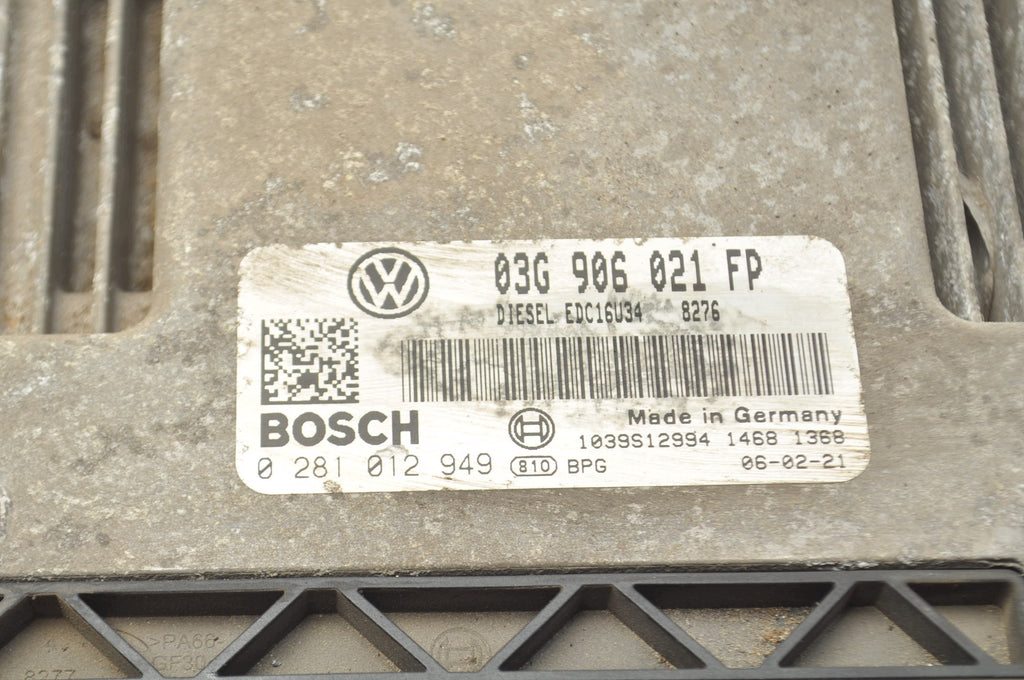 COMPUTER ENGINE DRIVER VOLKSWAGEN JETTA GOLF V 2.0 TDI 03G906021FP