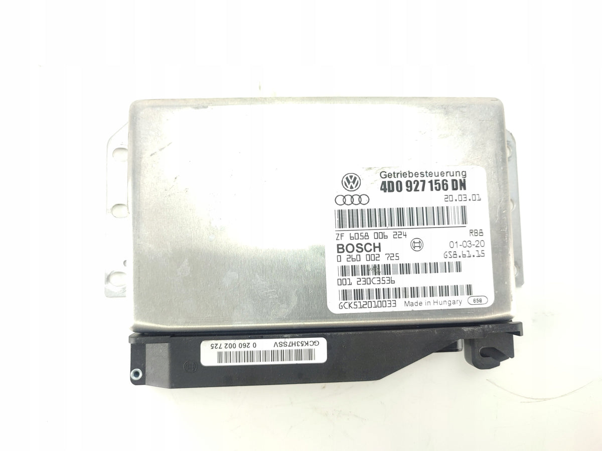 COMPUTER GEARBOX CONTROLLER AUDI A8 D2 2.5 TDI 180KM AKE 4D0927156DN