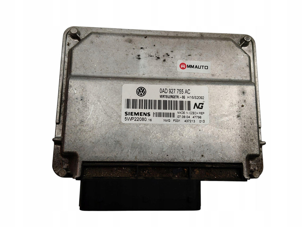 COMPUTER GEARBOX CONTROLLER VW TOUAREG AND 7L 2.5 TDI 0AD927755AC