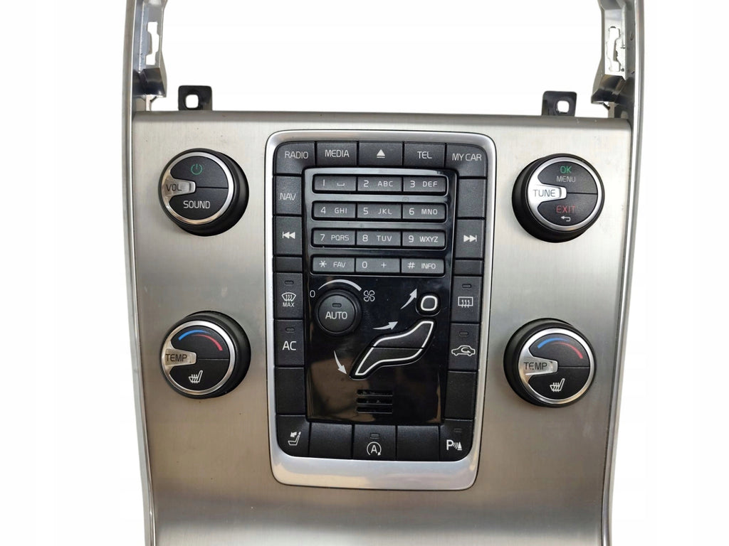 CONTROL PANEL FOR AIR CONDITIONING RADIO VOLVO V60 AND (2010-2013) 9210162