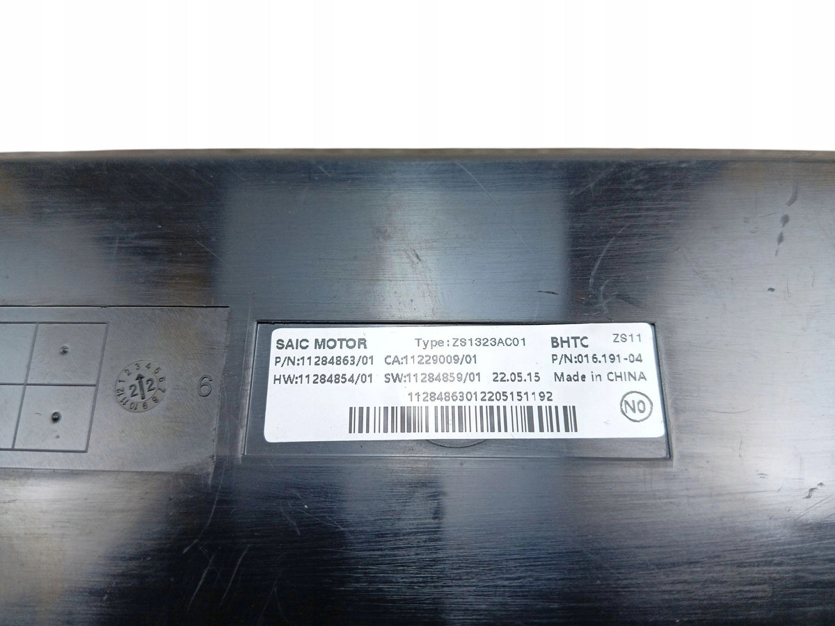 CONTROLLER COMFORT MODULE MG ZS I EV 11284863