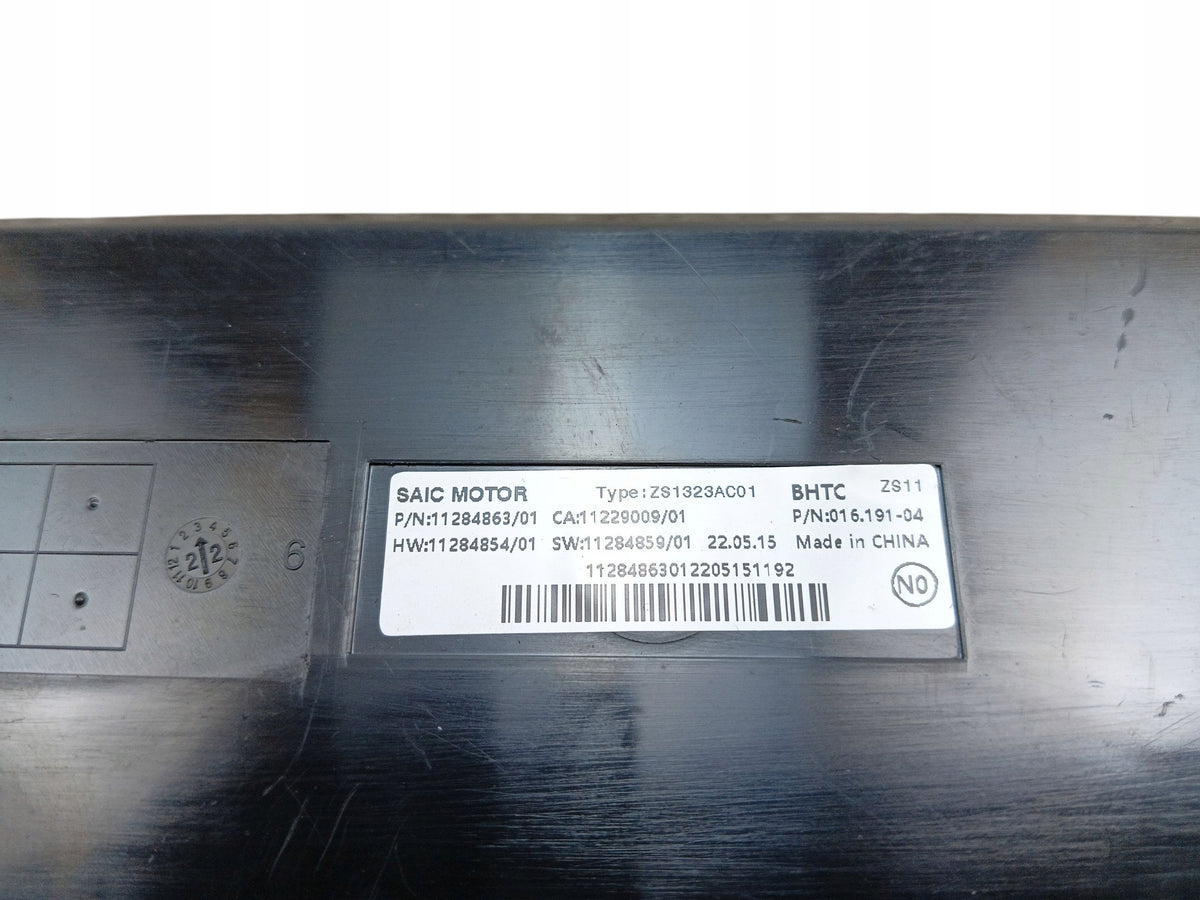 CONTROLLER COMFORT MODULE MG ZS I EV 11284863