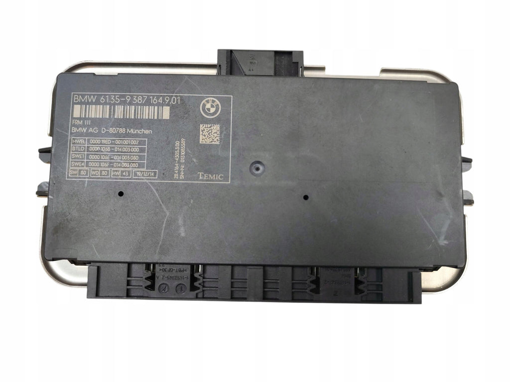 CONTROLLER LIGHT MODULE BMW X3 F25 9387164
