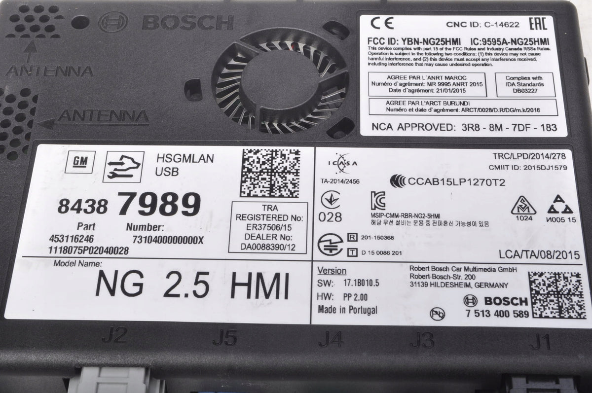 CONTROLLER NAVIGATION MODULE OPEL INSIGNIA B 84387989