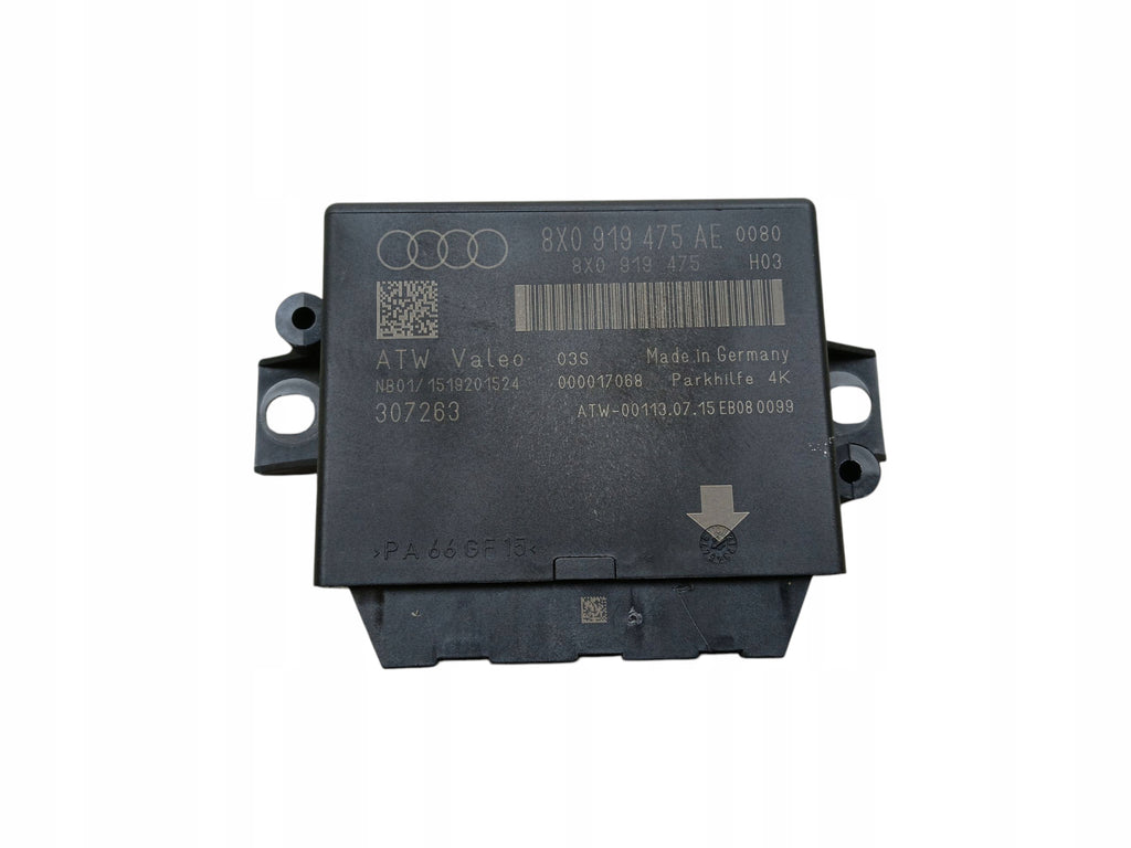 CONTROLLER PDC MODULE OF PARKING SENSORS AUDI Q3 AND 8U A1 8X 8X0919475AE
