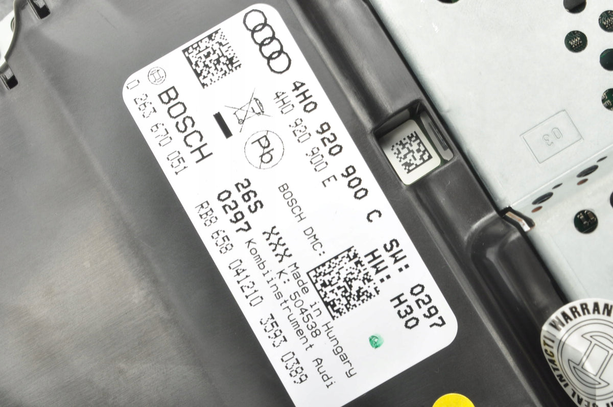 COUNTER CLOCKS AUDI A8 D4 4H0920900C