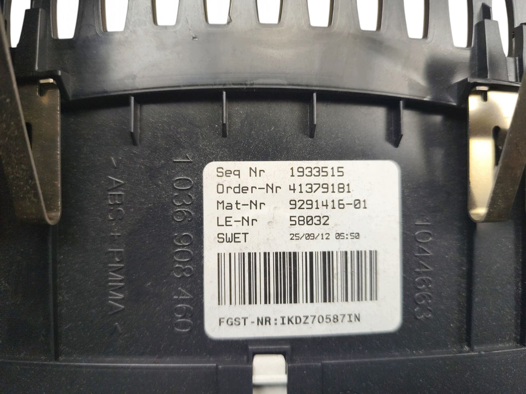 COUNTER CLOCKS BMW F10 F11 (2010-2013) 2.0 D 184KM 9291416 UK ANGLIK