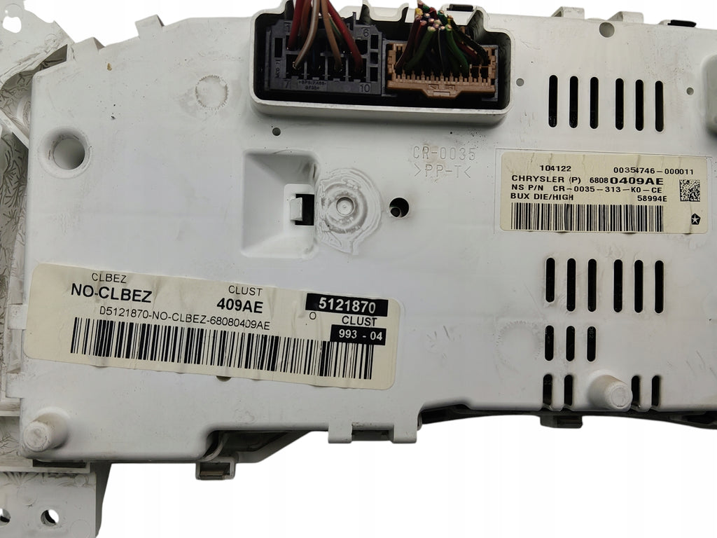 COUNTER CLOCKS JEEP COMPASS I LIFT (2011-2013) 2.2 CRD 68080409AE EUROPE