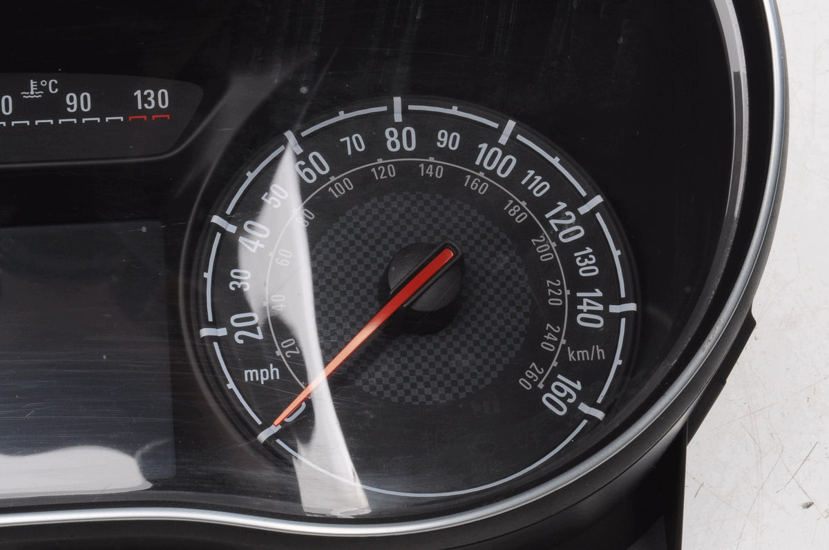 COUNTER CLOCKS OPEL CORSA E 1.6 TURBO OPC VXR 39056378 UK