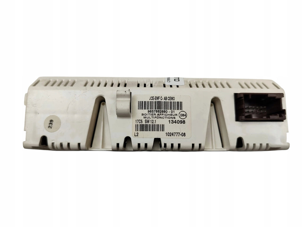 DISPLAY CITROEN C5 II (2004-2008) 9657882880