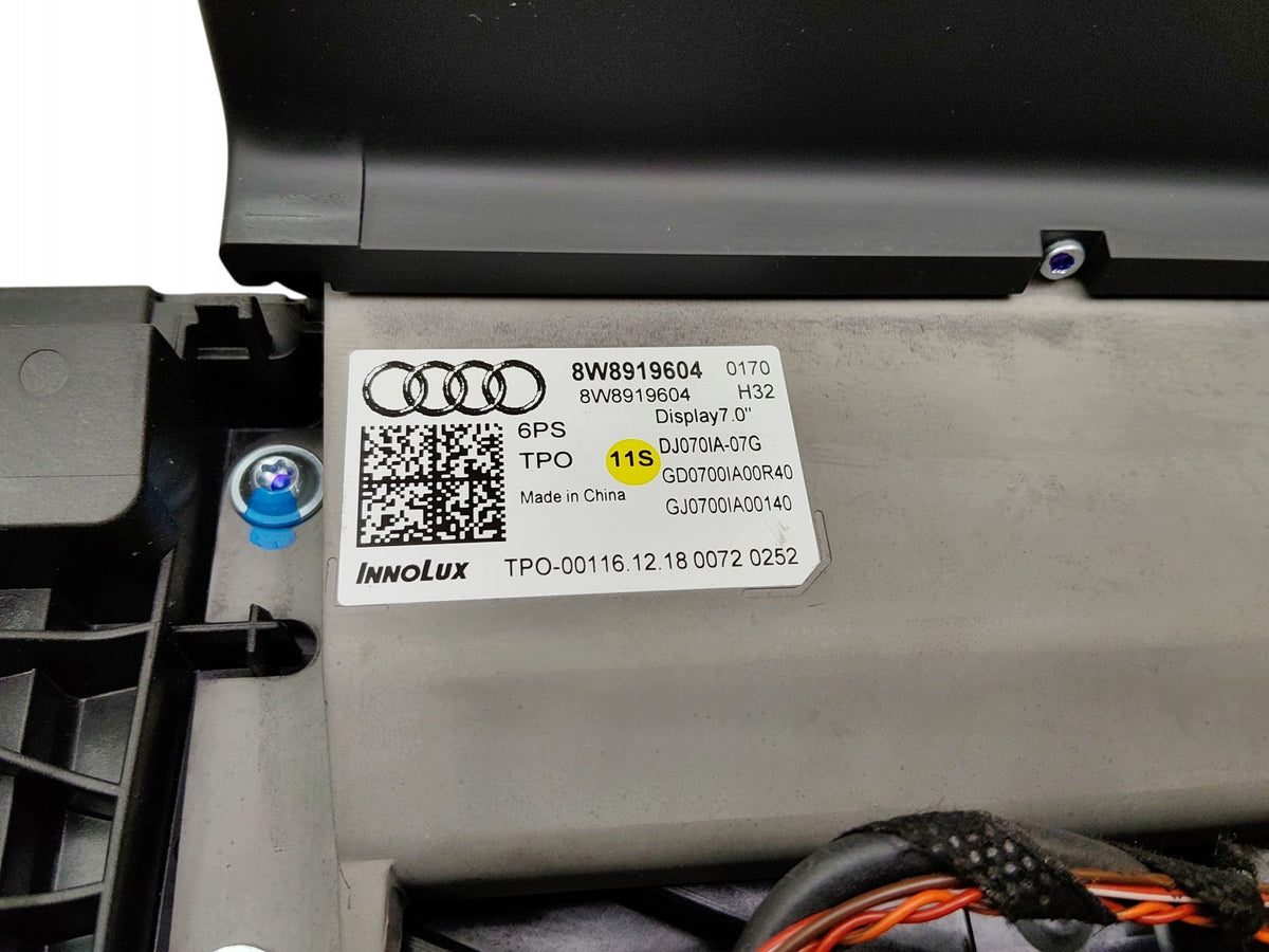 DISPLAY MULTIMEDIA NAVIGATION RADIO SCREEN AUDI A4 B9 A5 F5 8W8919604