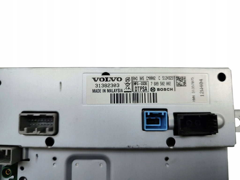 DISPLAY NAVIGATION RADIO SCREEN VOLVO XC60 AND (08-13) 31382303