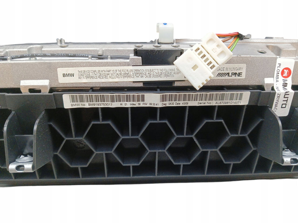 DISPLAY NAVIGATION SCREEN GPS BMW E87 E81 E82 E88 E90 E91 E92 E93 9193753