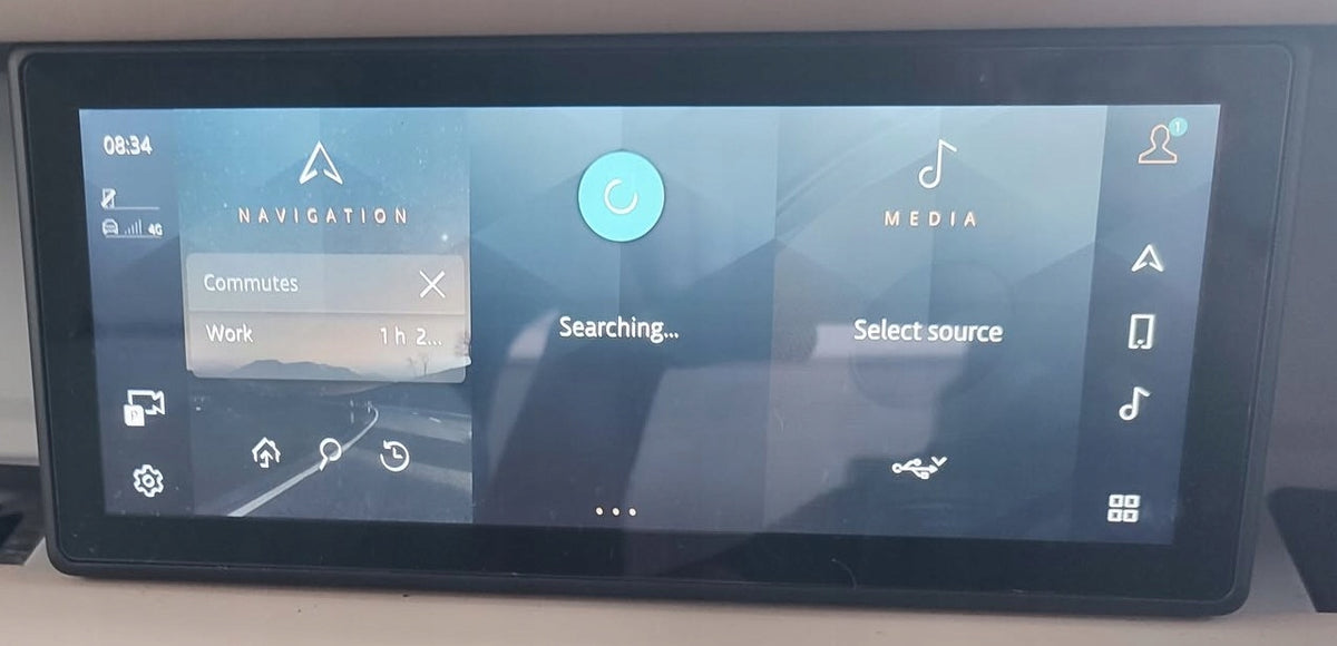 DISPLAY NAVIGATION SCREEN LAND ROVER DEFENDER II L663 L8B2-19C279