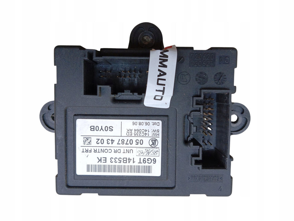 DOOR MODULE LEFT FRONT FORD S-MAX MK1 6G9T14B533EK EU