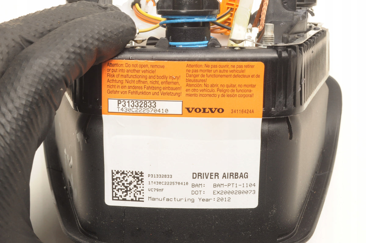 DRIVER AIRBAG VOLVO S80 II V70 III XC60 I 31332833