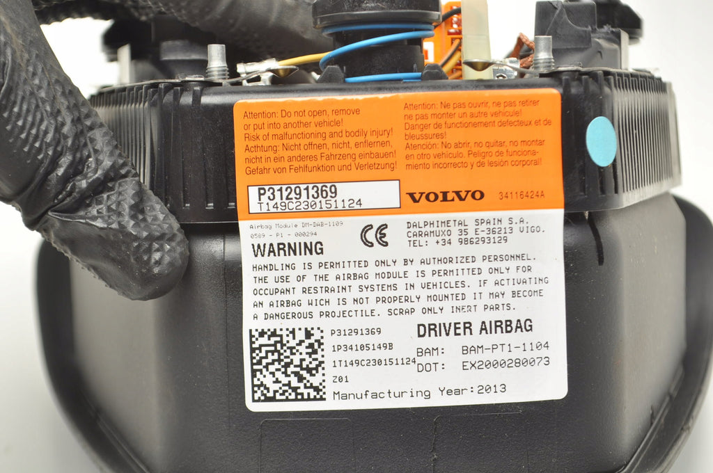 DRIVER AIRBAG VOLVO V40 II V40 CC S60 II V60 31291369