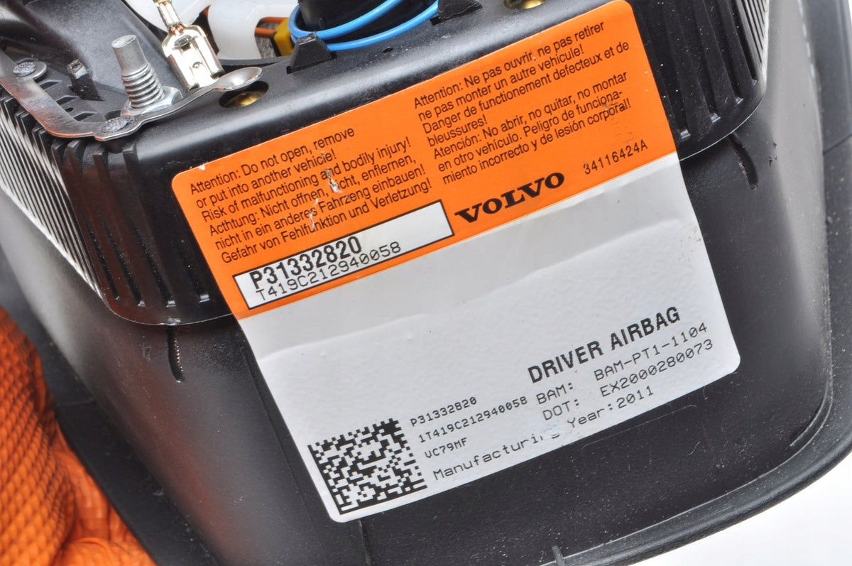 DRIVER AIRBAG VOLVO V70 III S80 II XC60 I 31332820