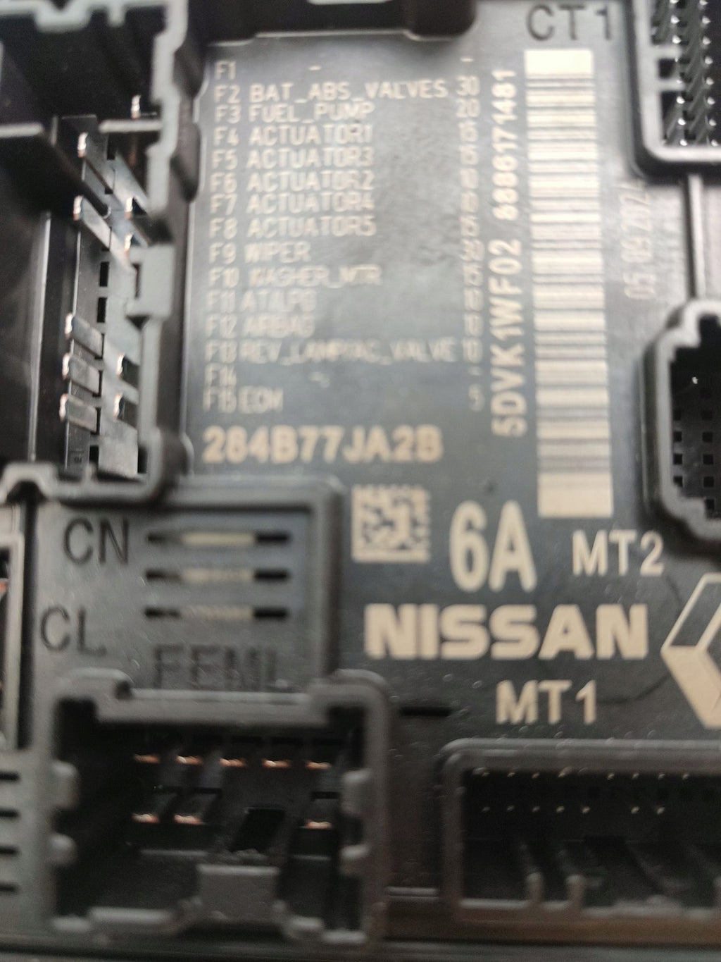 DRIVER BOX MODULE BCM NISSAN QASHQAI III J12 284B77JA2B